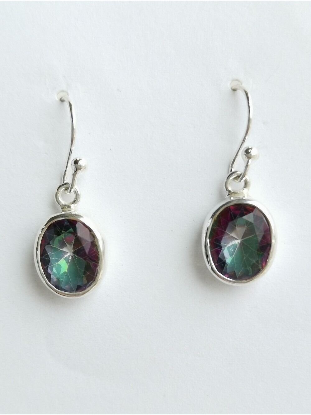 Mystic Topaz drop earrings in Sterling Silver 🆕